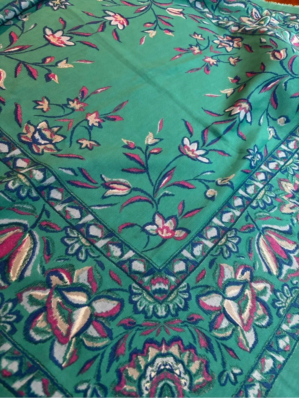 vintage Challis by Berkshire polyester scarf